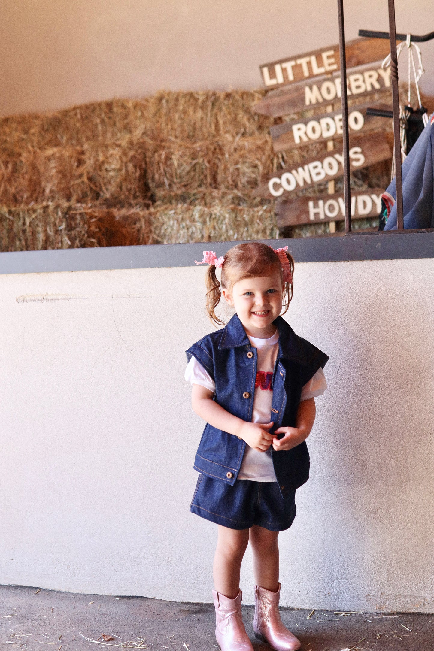 The Gia Denim Vest - Howdy Y’all