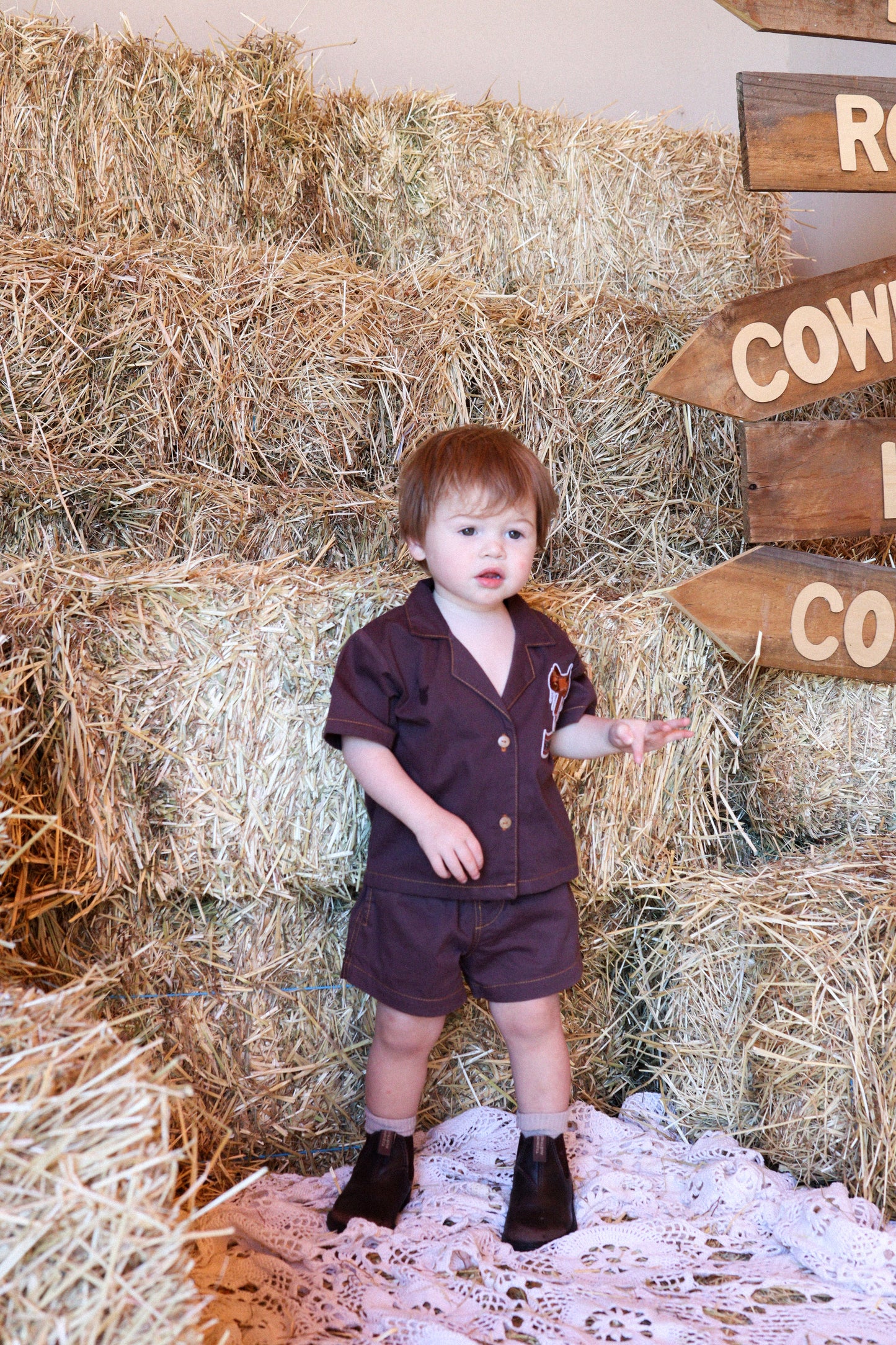 Saddle up Shirt and Shorts set