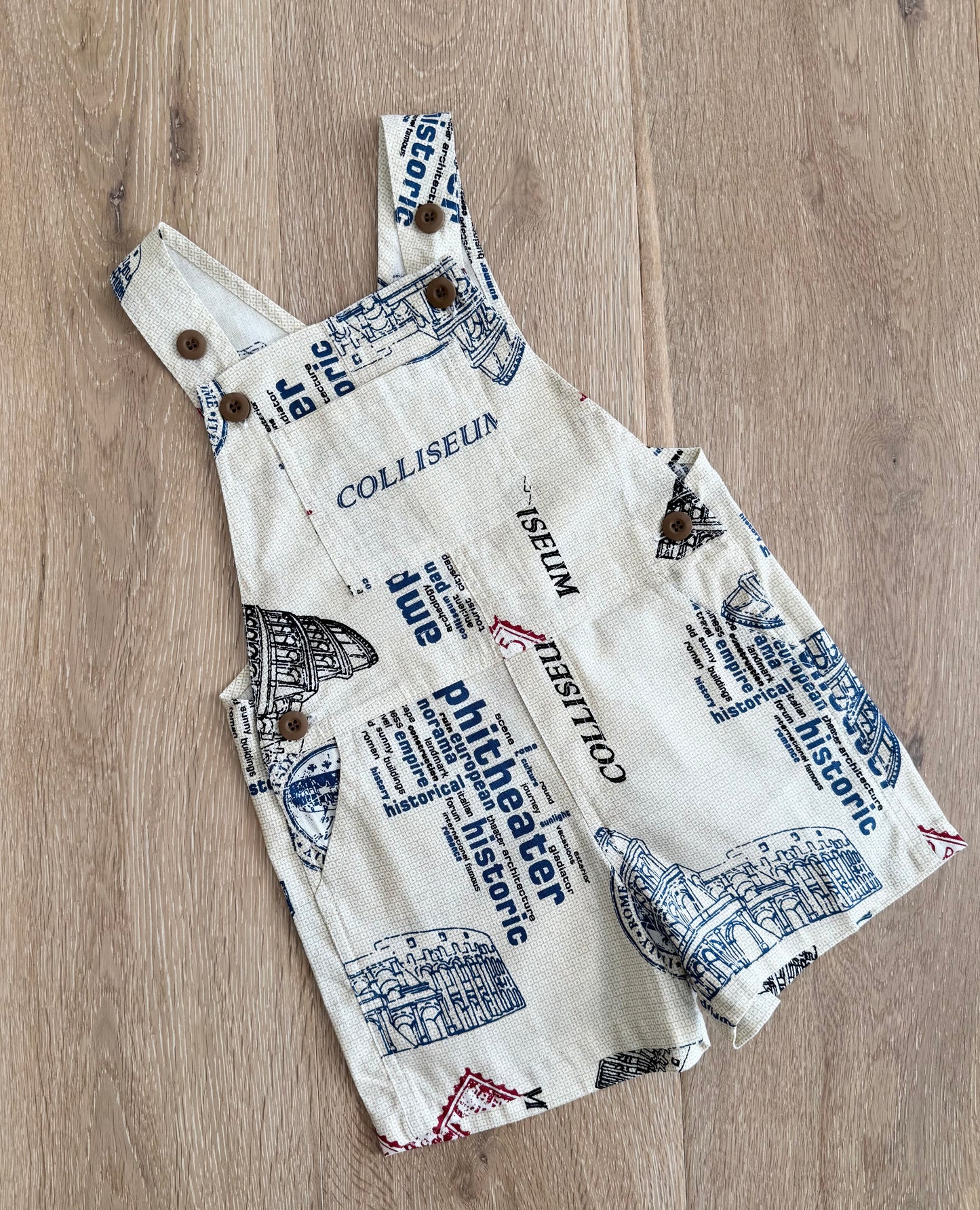 Let’s Travel Short Overalls