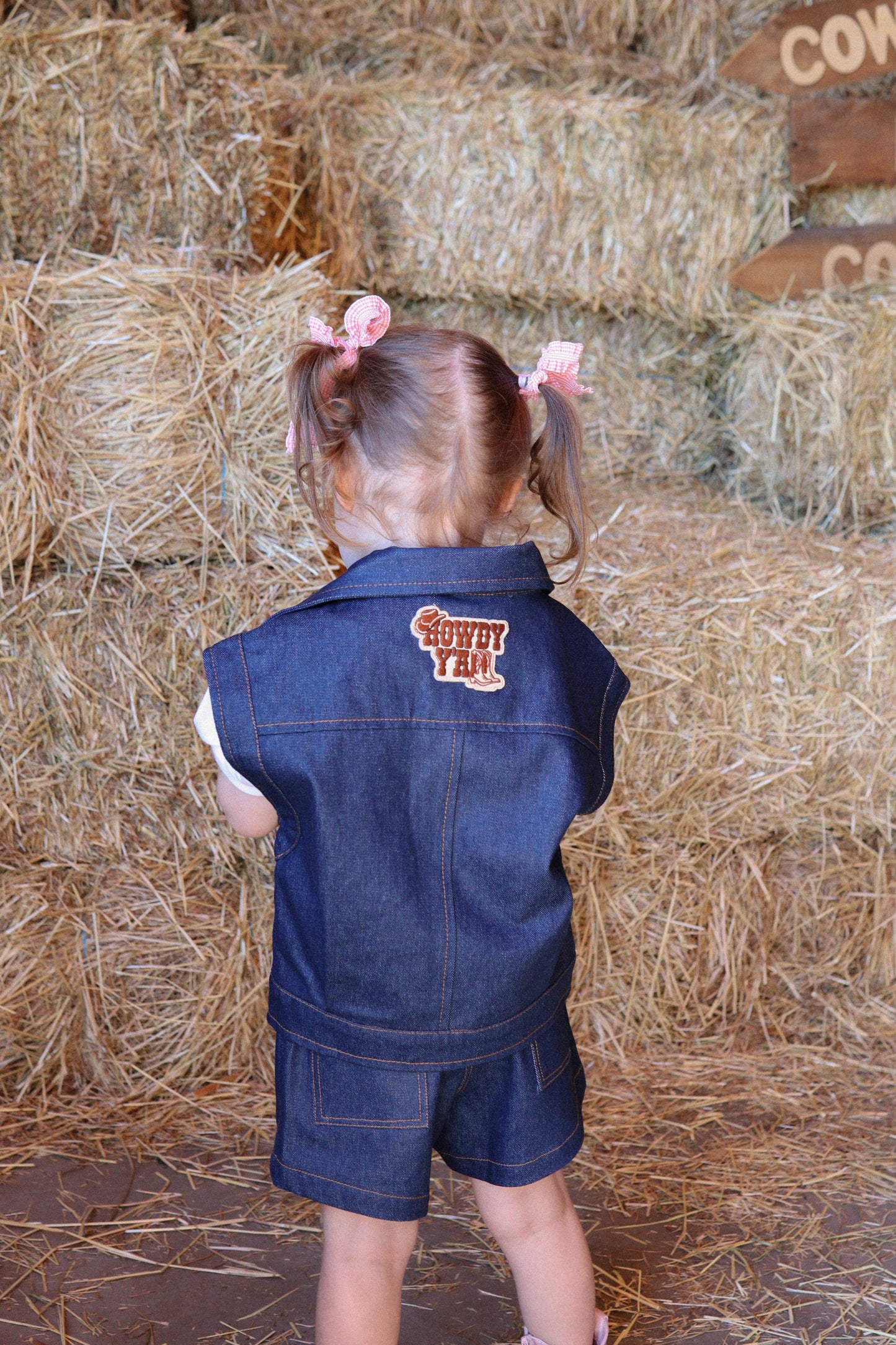 The Gia Denim Vest - Howdy Y’all