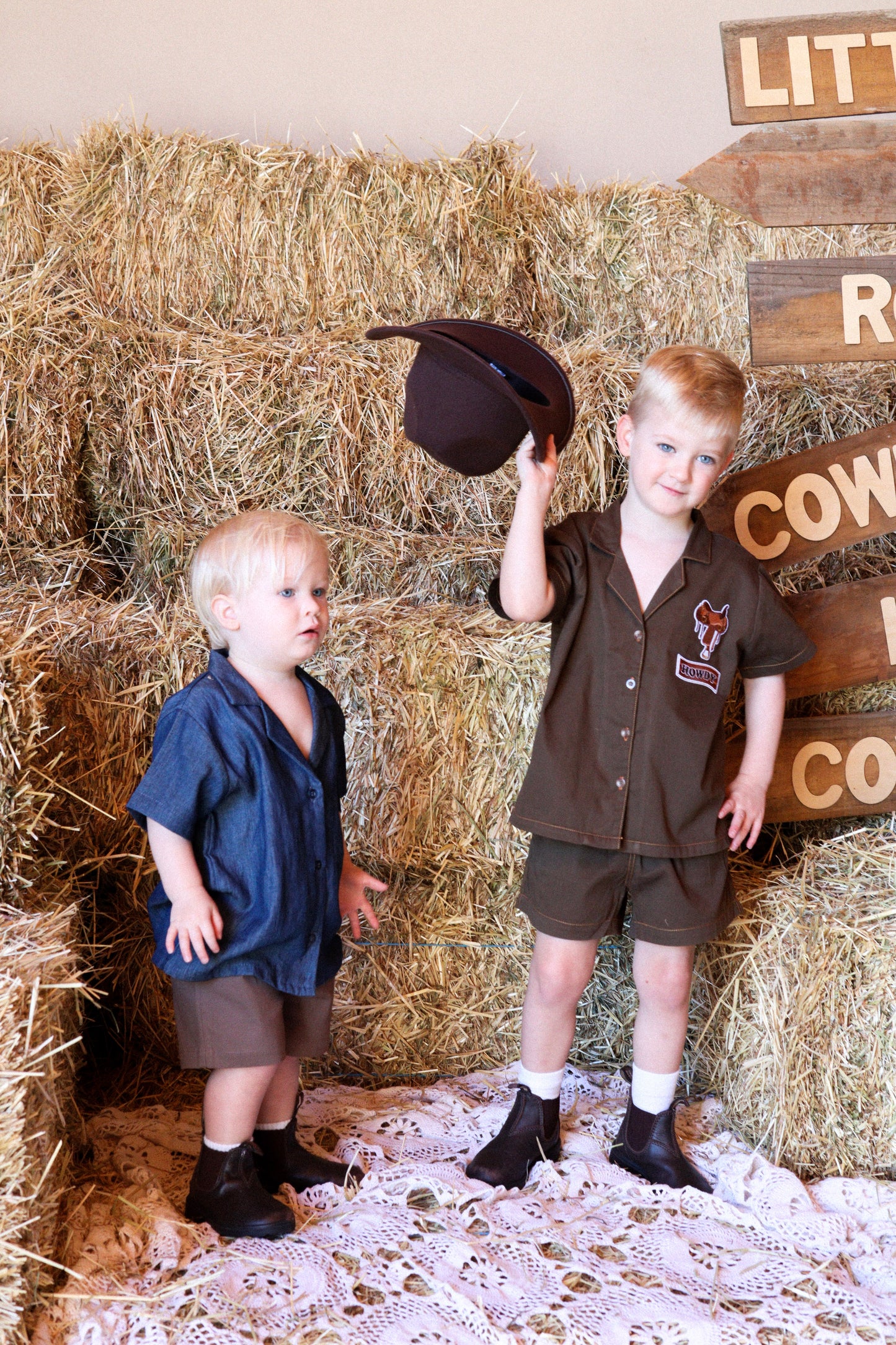 Saddle up Shirt and Shorts set