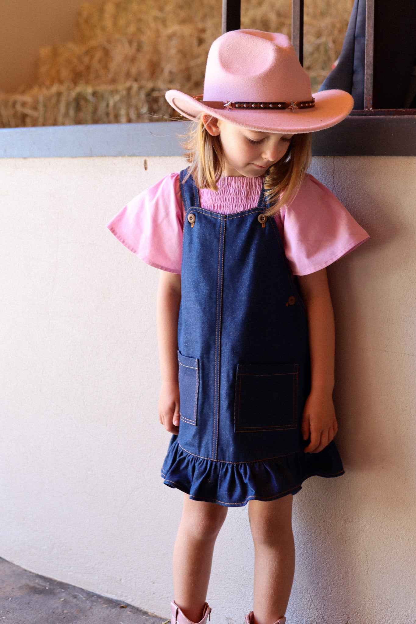 The Gia Denim Pinafore