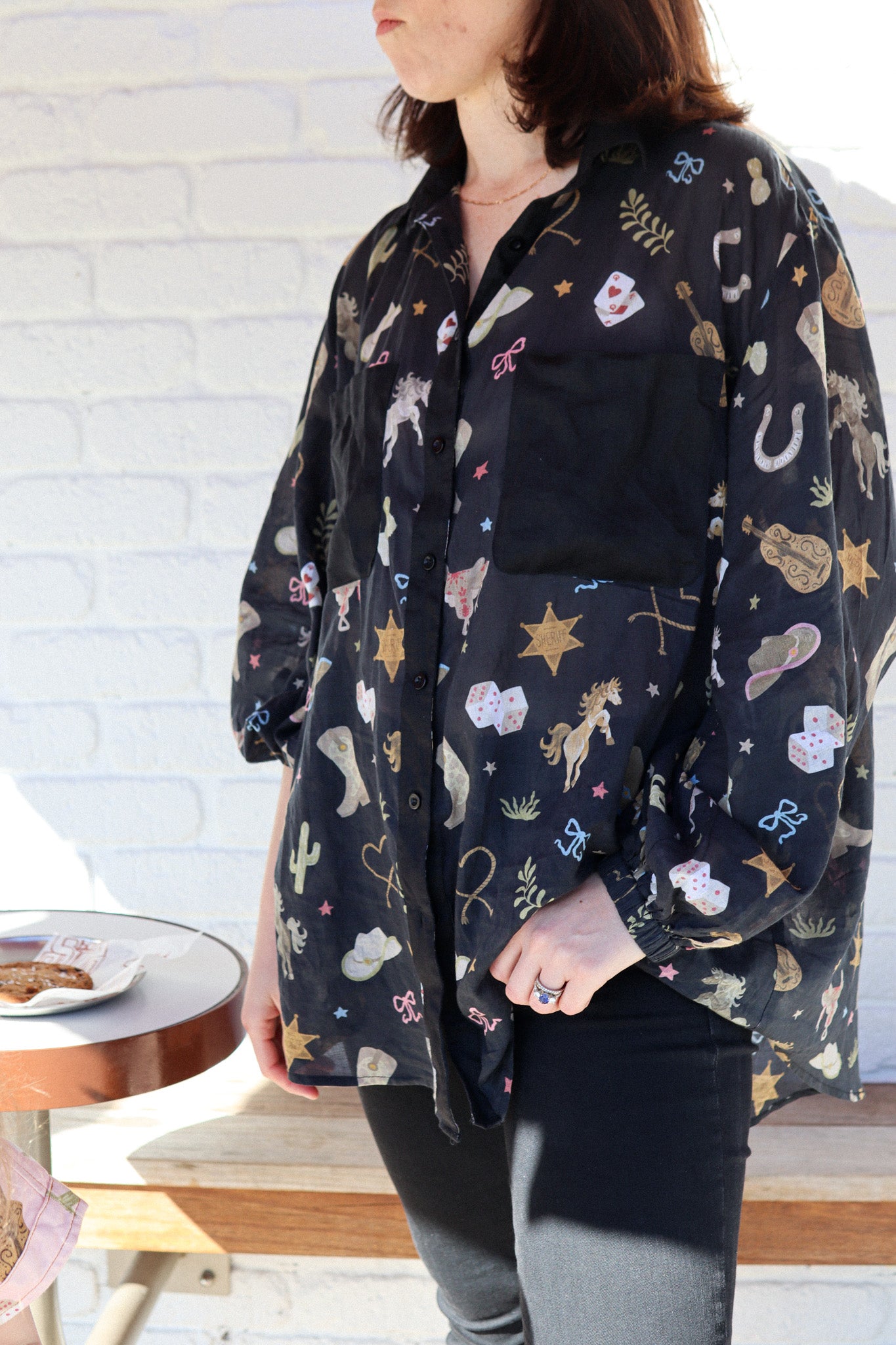 Women’s Rodeo Shirt in Black