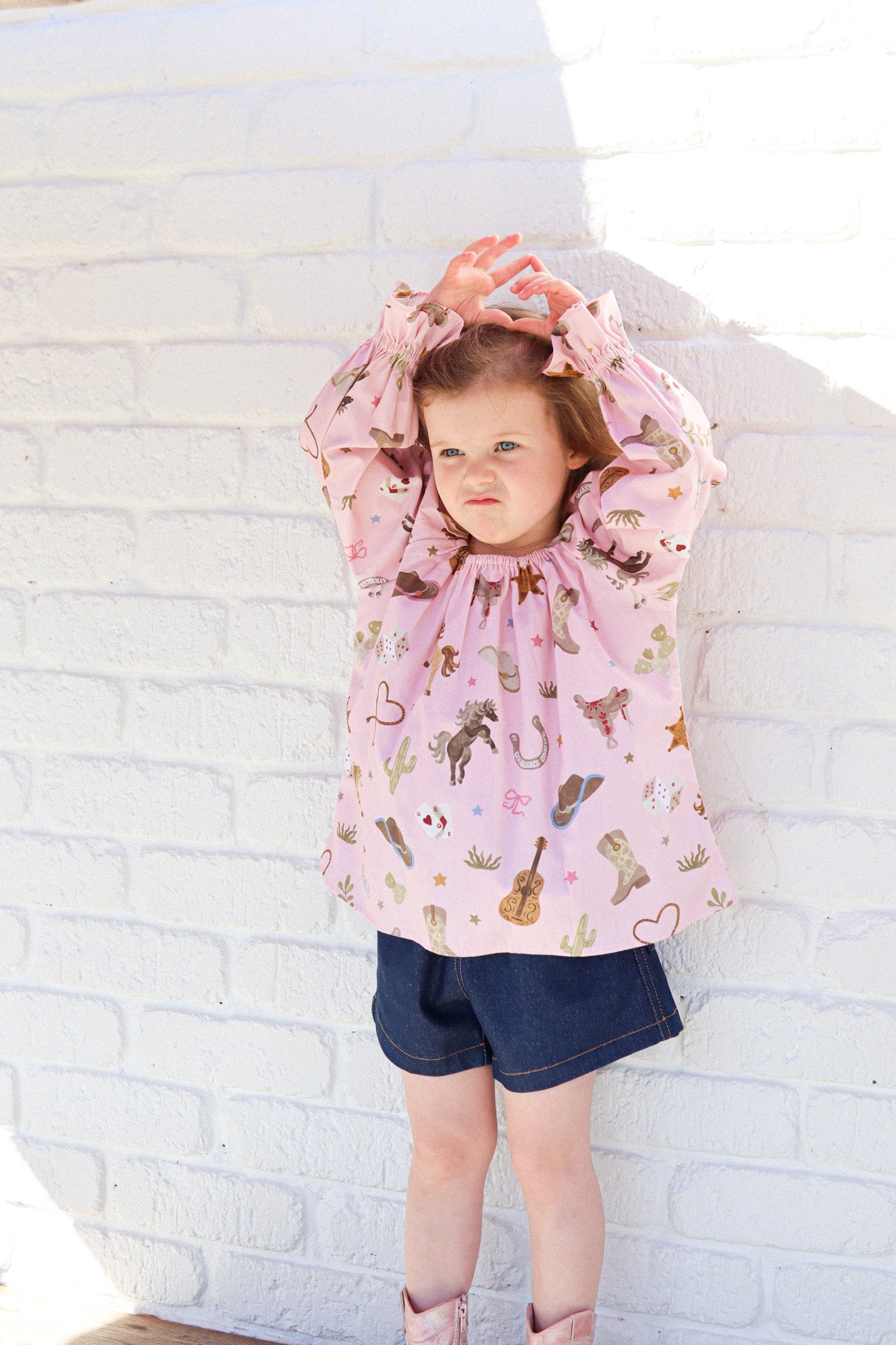The Rodeo Cotton Smock Top