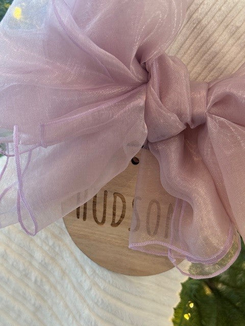 Deluxe Bow Stocking Pink