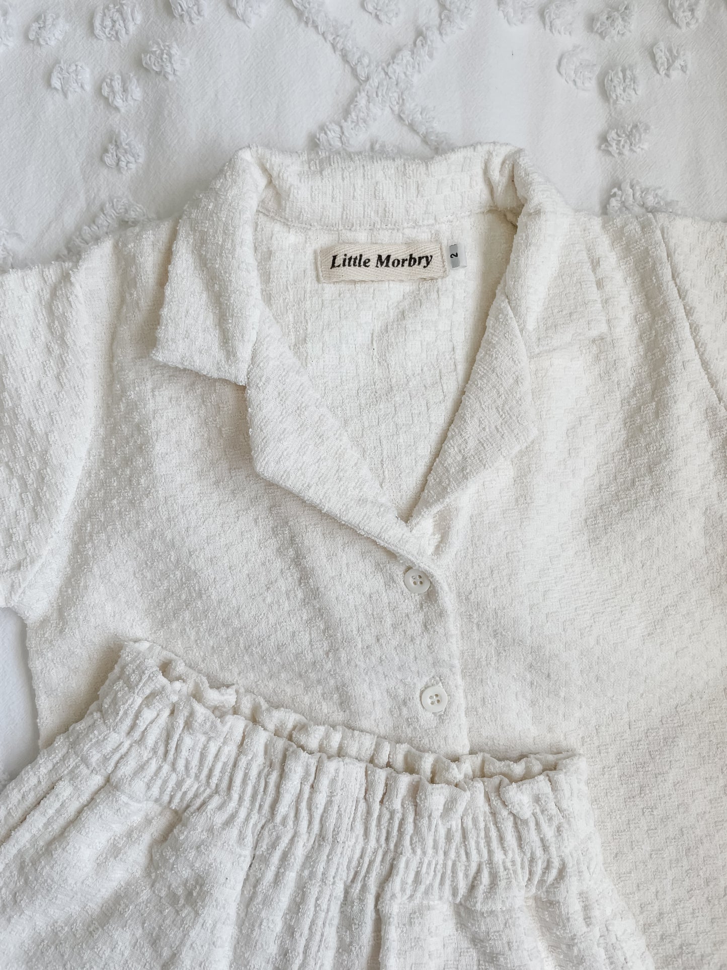 The Huddy Toweling Shirt and Shorts Set