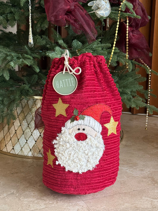 Star Santa Red Deluxe Velvet Cord