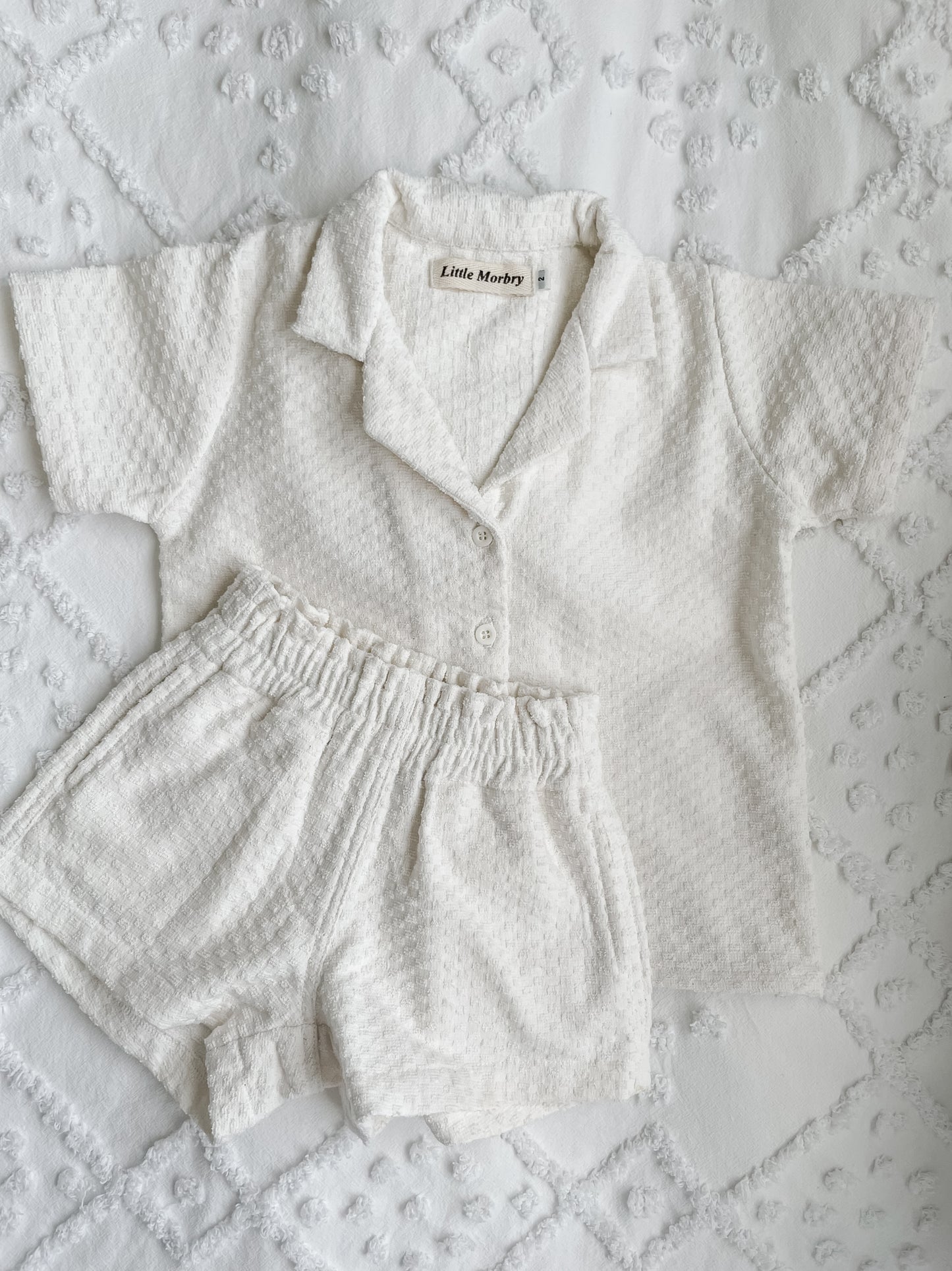 The Huddy Toweling Shirt and Shorts Set