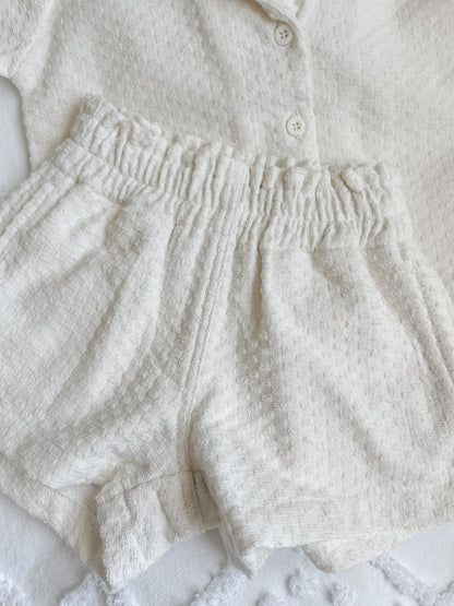 The Huddy Toweling Shirt and Shorts Set