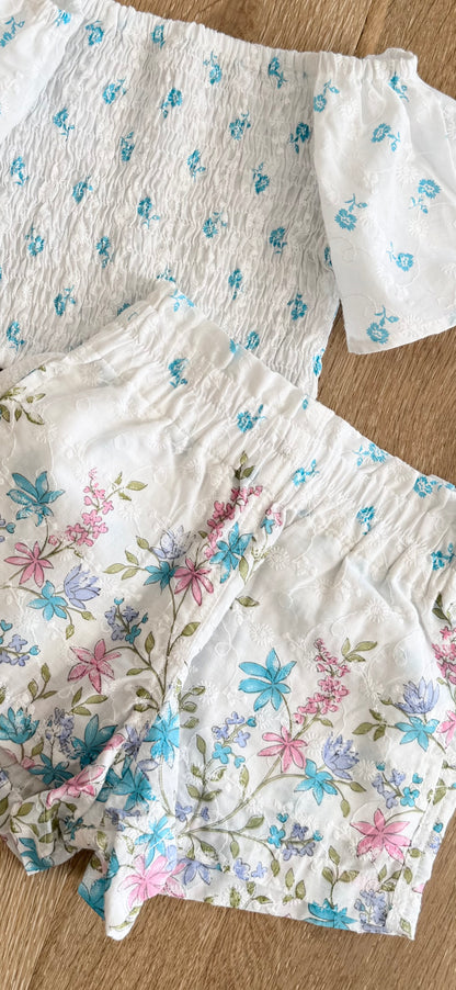 The Murphy Top and Shorts Set Blue