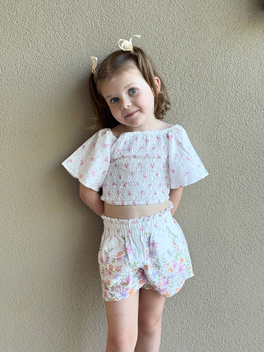 The Murphy Top and Shorts Set Pink