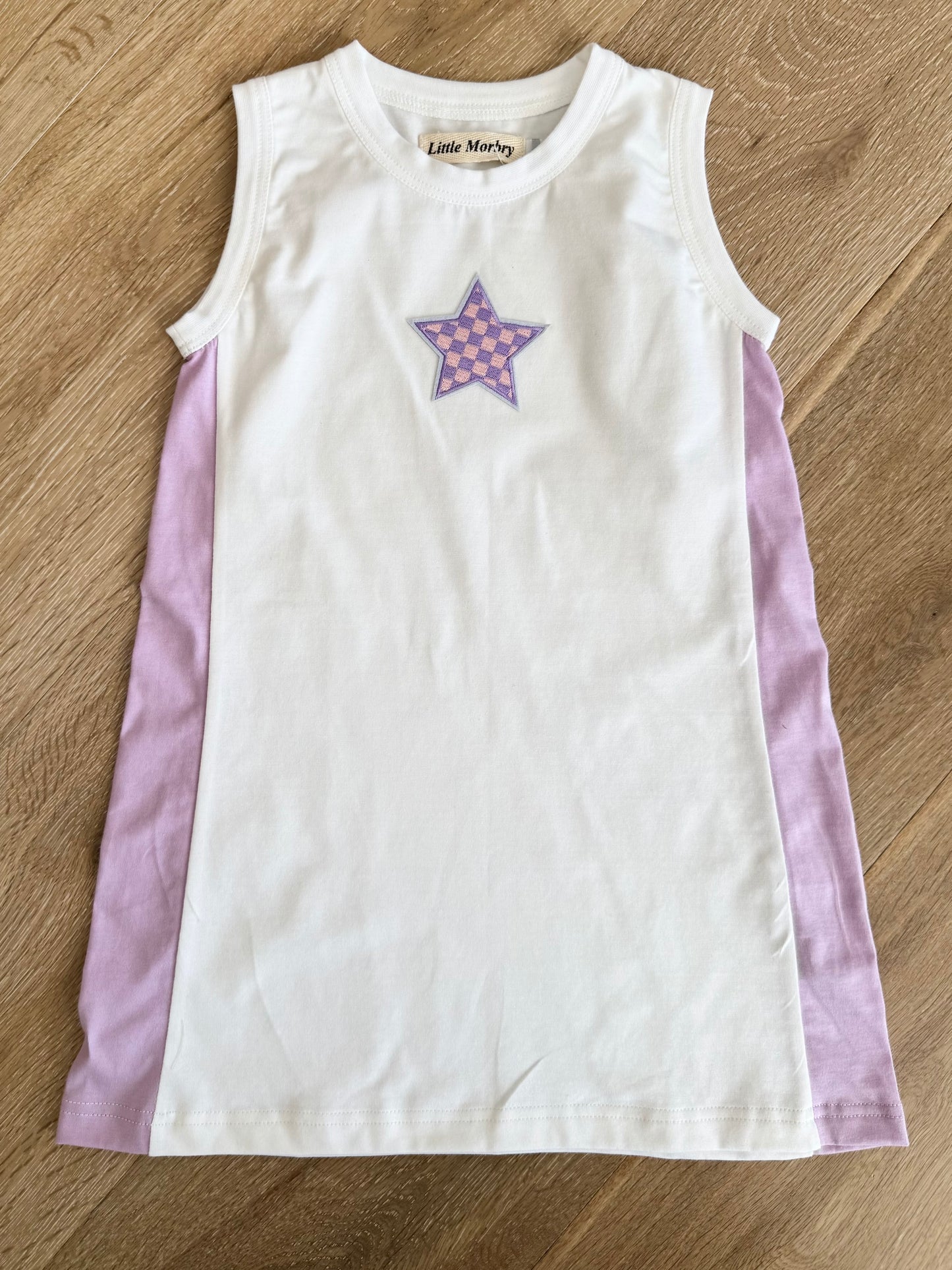 White /Lilac Tennis Dress