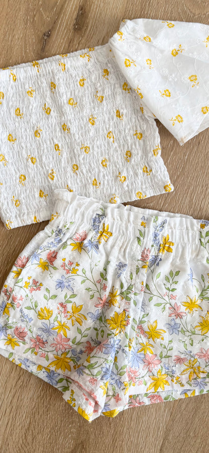 The Murphy Top and Shorts Set Yellow