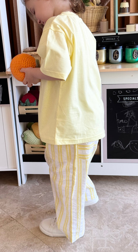 The wide leg pants