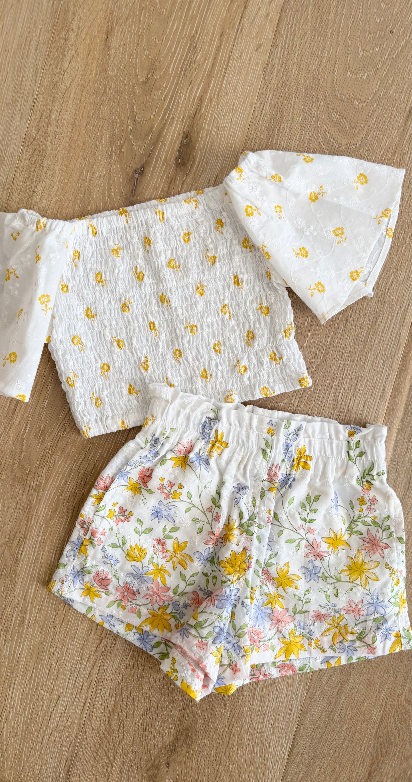 The Murphy Top and Shorts Set Yellow