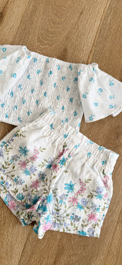 The Murphy Top and Shorts Set Blue