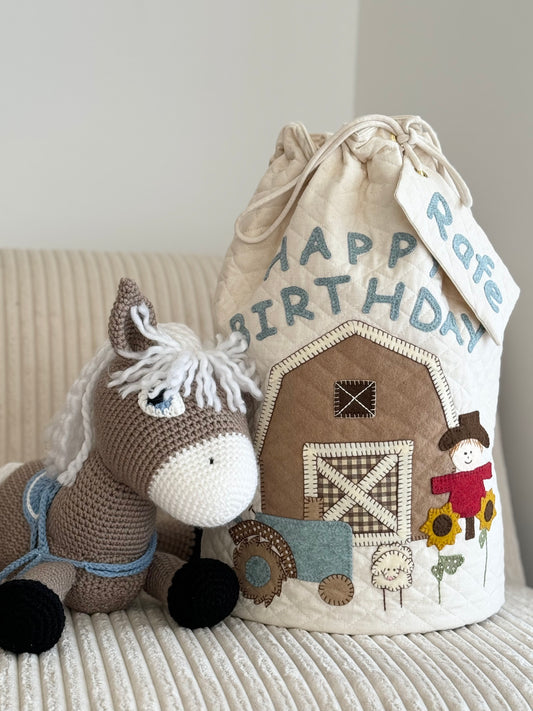 Birthday Sack - Farmyard