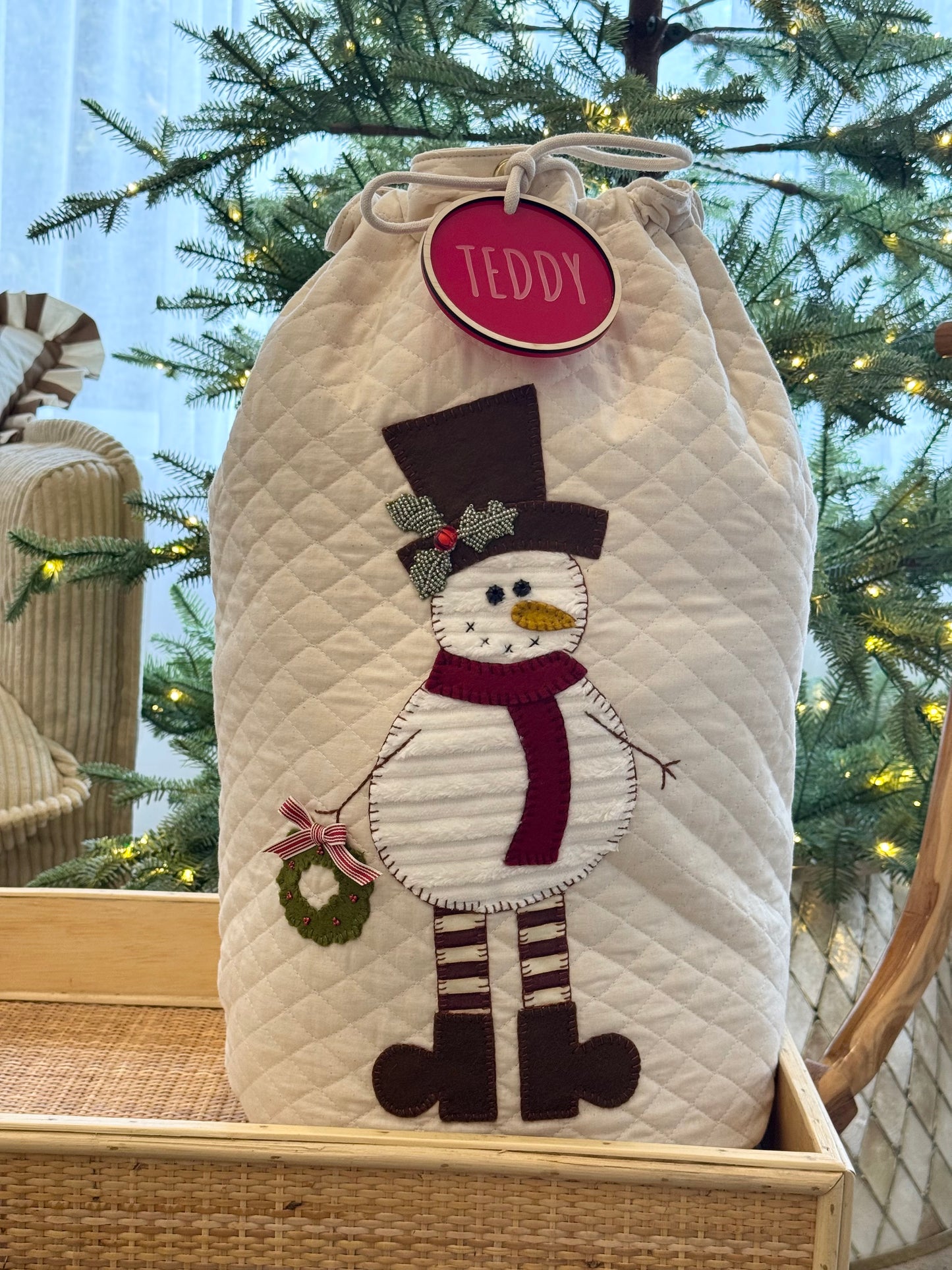 Frosty the Snowman Christmas Sack