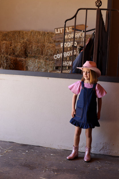 The Gia Denim Pinafore