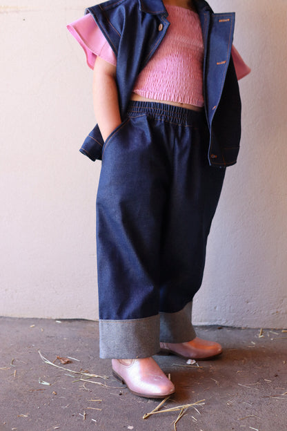 The Gia Wide Leg Denim Jeans