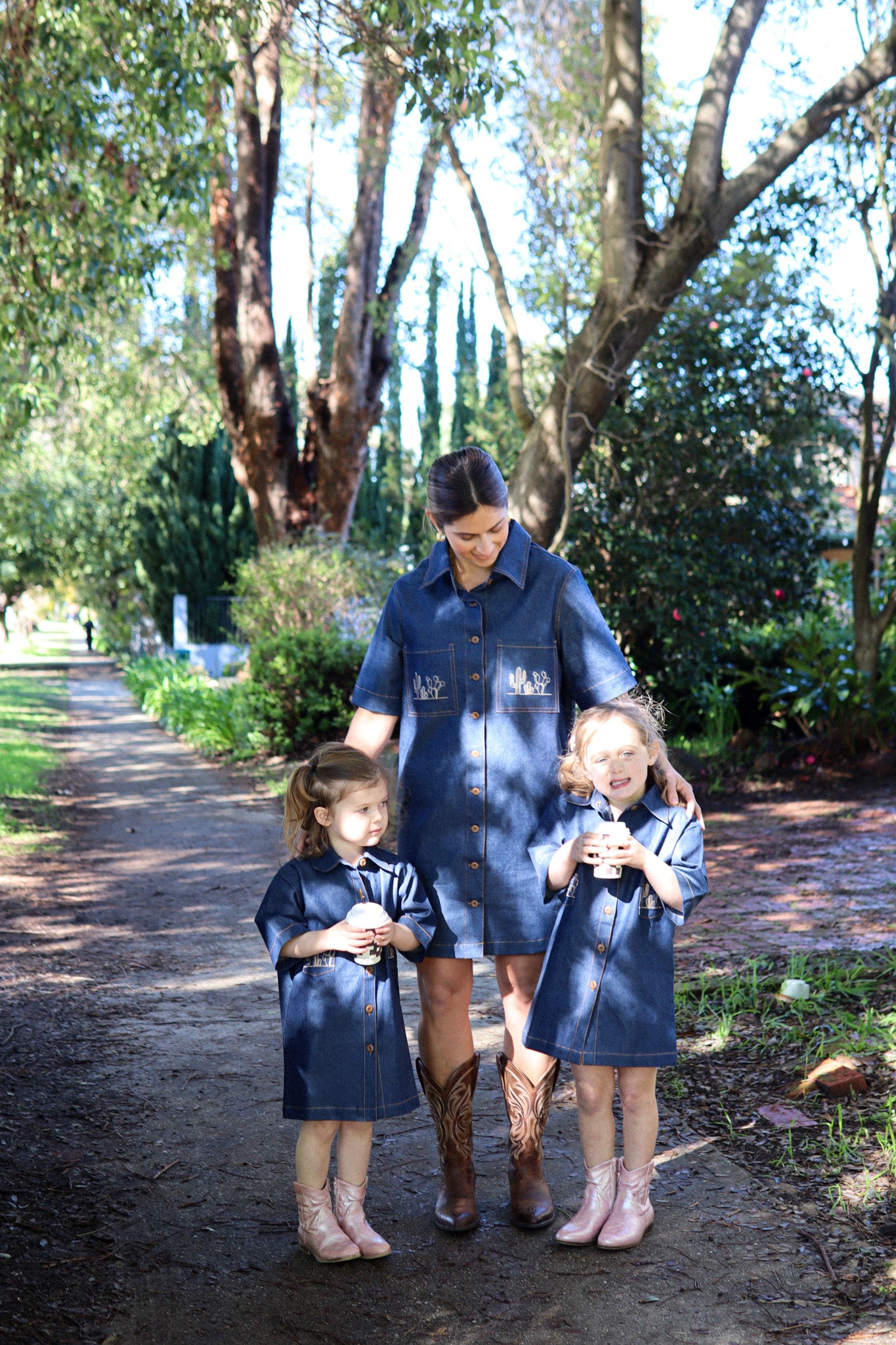 Women’s Cactus Denim Shirt Dress