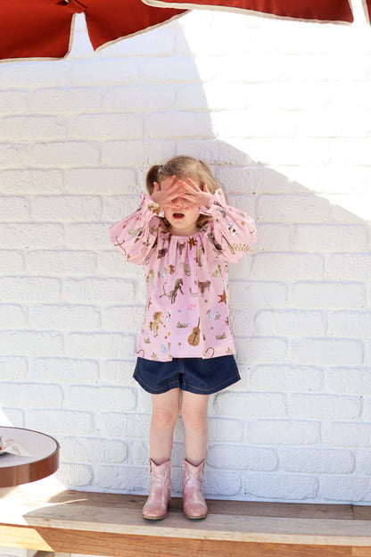 The Rodeo Cotton Smock Top