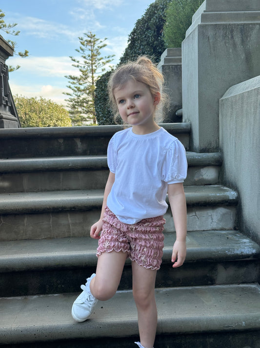 The Emily Shirred Bike Shorts
