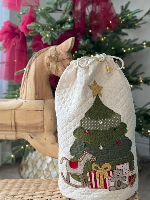 Christmas Tree and Rocking Horse Sack