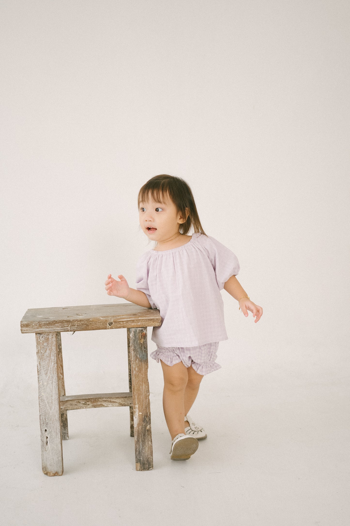 Gingham Top and Bloomers Set