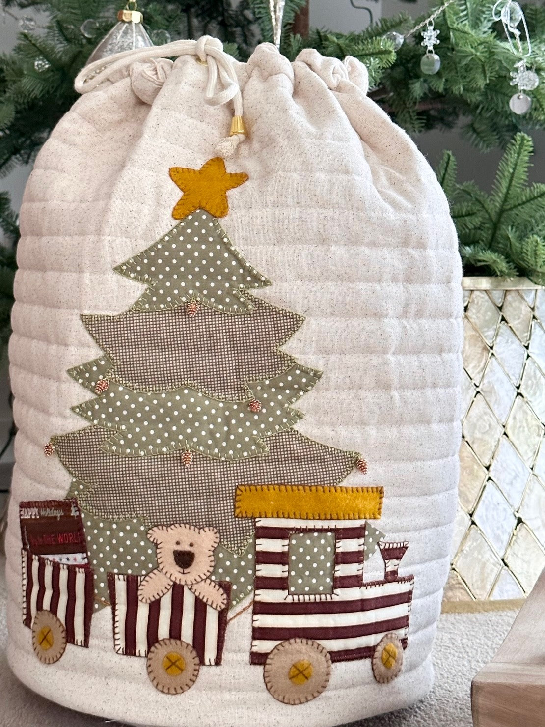 Christmas Train and Tree Sack