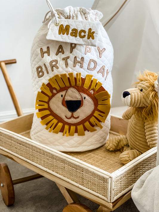 Birthday Sack - Lion
